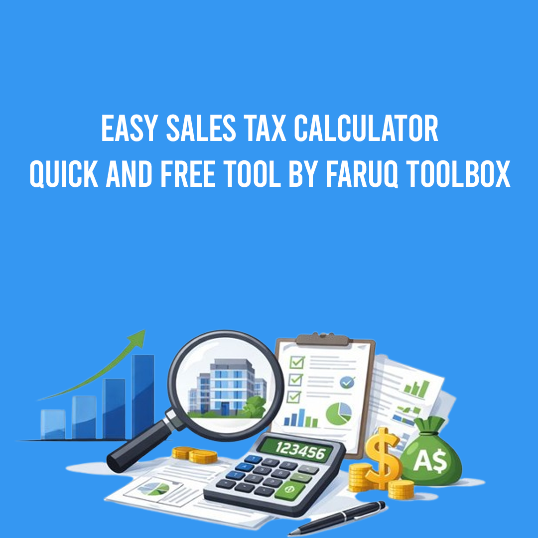 Sales Tax Calculator – Fast and Accurate Online Tax Calculation Tool